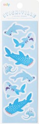 Ooly - Stickiville Stickers - Skinny - Tiburones y Rayas