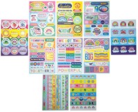 Ooly libro de pegatinas Stickiville pegatinas motivadoras papel mate-2