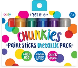 Ooly - Chunkies Barras de Pintura - Metálicas