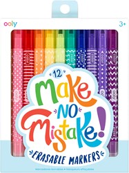 Ooly rotuladores Make No Mistake - marcadores borrables set 12 colores
