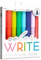 Ooly plumas estilográficas Color Write - set de 8 plumas coloridas para escribir con creatividad-2