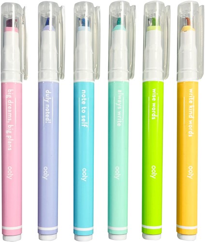Ooly rotuladores y bolígrafos - Punta micro fina 2 en 1 set de 6-3
