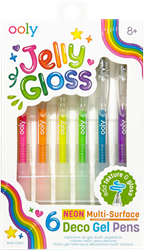 Ooly set de bolígrafos de gel - Jelly Gloss colores multi-superficie