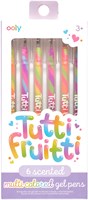 Ooly bolígrafos de gel Tutti Frutti - set de 6 bolígrafos perfumados de colores