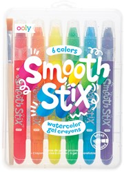 Ooly crayones gel acuarelables Smooth Stix set de colores para niños