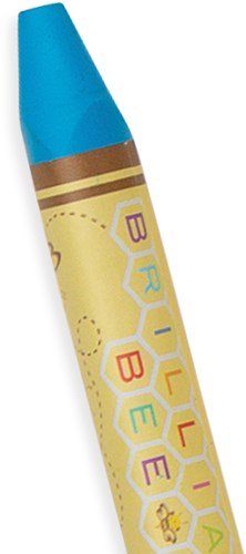 Ooly crayones Brilliant Bee - set de 12 crayones de cera para niños-3