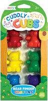 Ooly set de ceras para dedos osito 6 colores para niños