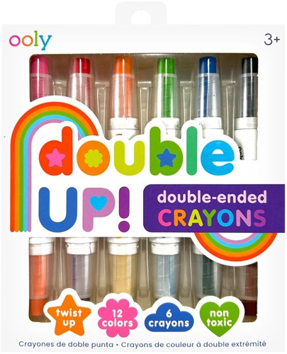 Ooly crayones de doble punta - 12 colores para diversión creativa