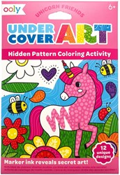Ooly - Actividad para colorear con patrones ocultos de arte encubierto - Amigos unicornios