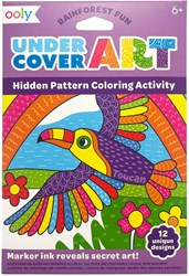 Ooly - Actividad para colorear con patrones ocultos de arte encubierto - Rainforest Fun
