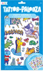 Ooly tatuajes temporales Party Animals - Tattoo Palooza set para niños