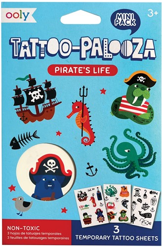 Ooly - Mini Tatuajes Temporales - Pirate's Life