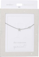 Depesche collar Heart of Gold plateado con letra R
