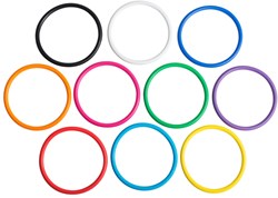 Spordas set de aros de juego - 10 Activity Tossing Rings coloridos