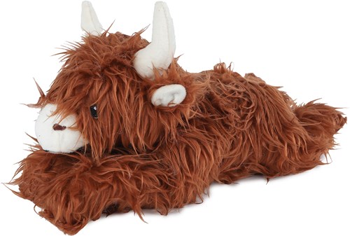Van Manen tope de puerta Highlander escocés marrón peluche decorativo 1,5kg