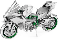 Metal Earth juguete de construcción moto Kawasaki Ninja H2R