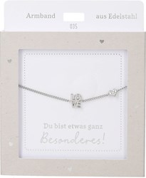 Depesche pulsera plata LOVE regalo de amistad para niñas