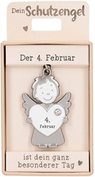 Depesche llavero ángel amuleto de la suerte regalo 04 de febrero