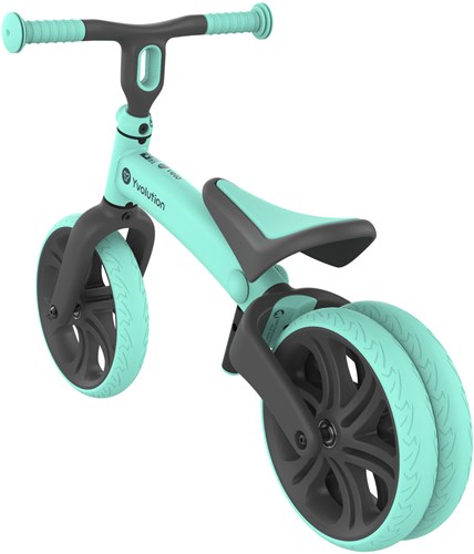 Yvolution bicicleta de equilibrio Yvelo Jr verde - bici infantil sin pedales-2