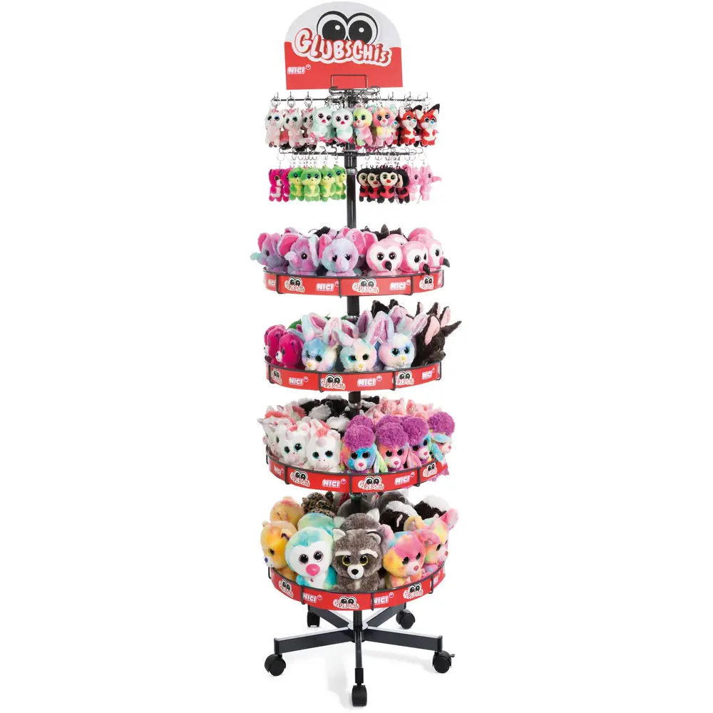 Nici mueble organizador de juguetes con 4 estantes y 2 pufs - almacenaje