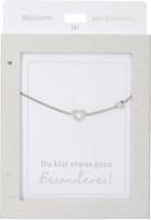 Depesche collar corazón plata brillante - joya regalo mujer