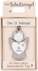 Depesche llavero ángel de la guarda 13 de febrero - amuleto de la suerte regalo