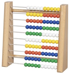 Goki ábaco juguete de madera colorido aprender a contar abaco