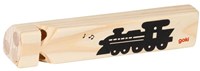 Goki silbato tren madera juguete instrumento musical 3 tonos FSC