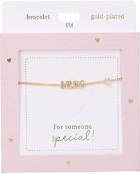 Depesche pulsera Heart of Gold dorada para mujer regalo