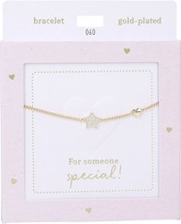 Depesche pulsera dorada Heart of Gold estrella joya mujer regalo