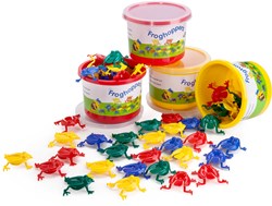 Viking Toys juego de ranas juguete - 16 ranas coloridas en cubo