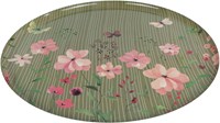 OttoSimon bandeja metal decoración floral 34x34cm cuadrada-3