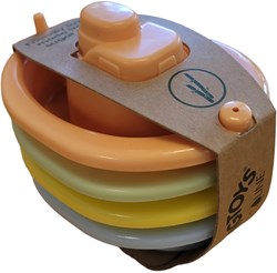 Viking Toys Ecoline - Set de 4 mini barcos sostenibles para niños