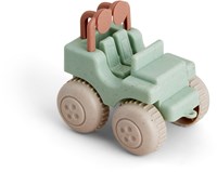 Viking Toys - Hearts Jeep - Juguete Sostenible de Caña de Azúcar y Madera