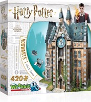 Wrebbit 3D Puzzle - Harry Potter Hogwarts Clock Tower Puzzle 3D 420 piezas