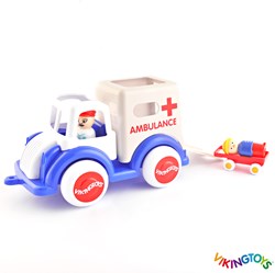Viking Toys - Ambulancia grande en caja