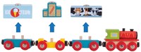 BigJigs tren de mercancías de madera - tren de juguete 38 cm-3