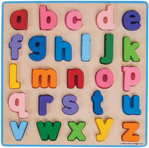 Bigjigs Chunky Puzzle Alfabeto Minúsculas-3