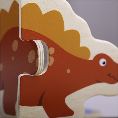 Bigjigs Puzzles de Dos Piezas Dinosaurio-3