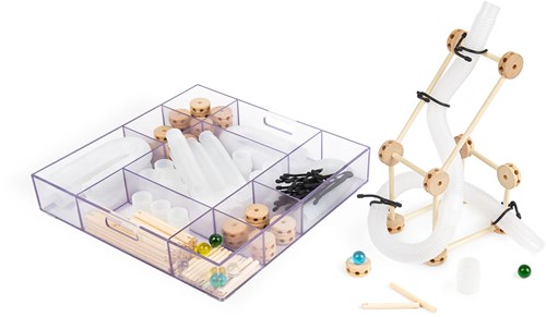 Guidecraft juguete STEM Inclined to Exploration Loose Parts set de construcción