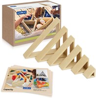 Guidecraft juguete educativo Discovery Triangles - Natural cartón