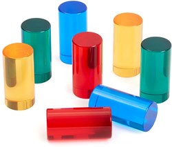 Guidecraft set de cilindros de juguete luz y color - juguete educativo