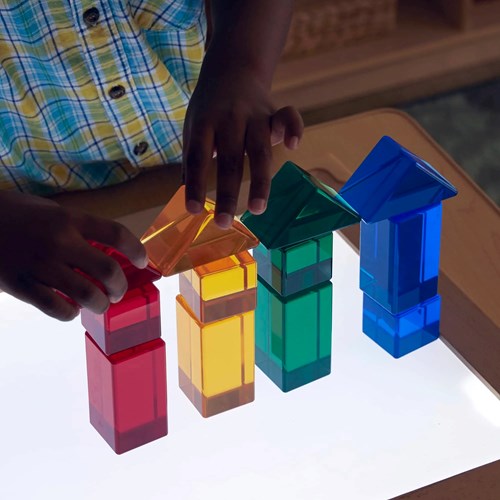 Guidecraft Light and Color Geo Set 4
