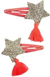 Great Pretenders Boutique Sassy Tassy Star Hairclips, 2 Pcs