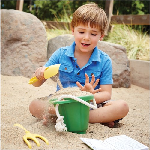 Green Toys set de juego de arena - juguete de arena ecológico verde-2