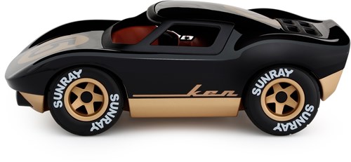 Playforever - coche de juguete Ken Cave negro - diseño retro y diversión-2