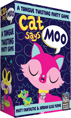 Asmodee juego de cartas Cat Says Moo - divertido juego familiar animales-2