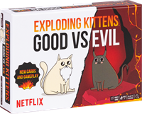 Exploding Kittens juego de cartas Good vs Evil - Juego familiar - Armageddon