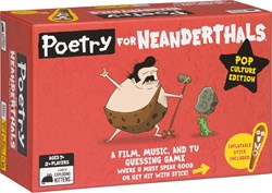 Exploding Kittens juego de cartas Poetry for Neanderthals Pop Culture Edition