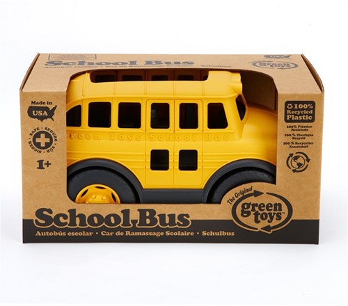 Green Toys autobús escolar juguete autobús plástico reciclado amarillo-3